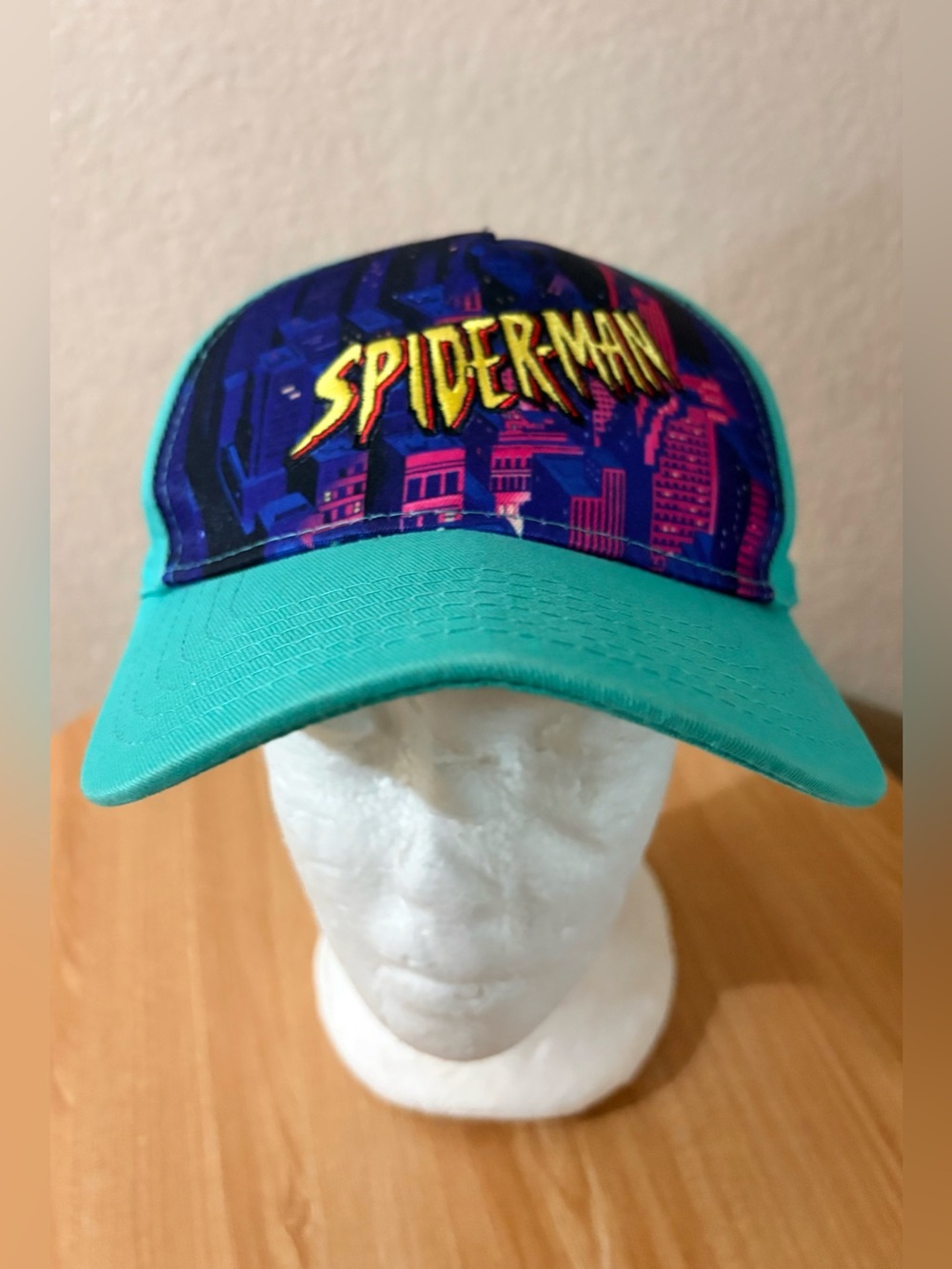 Disney Parks Vintage 90s Retro Style Marvel Comics Spider-Man Comic Green New
